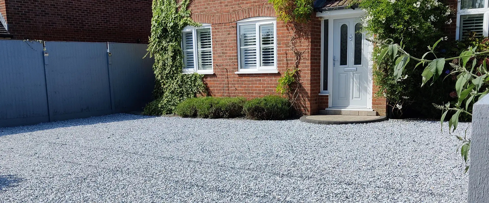 Gravel driveway