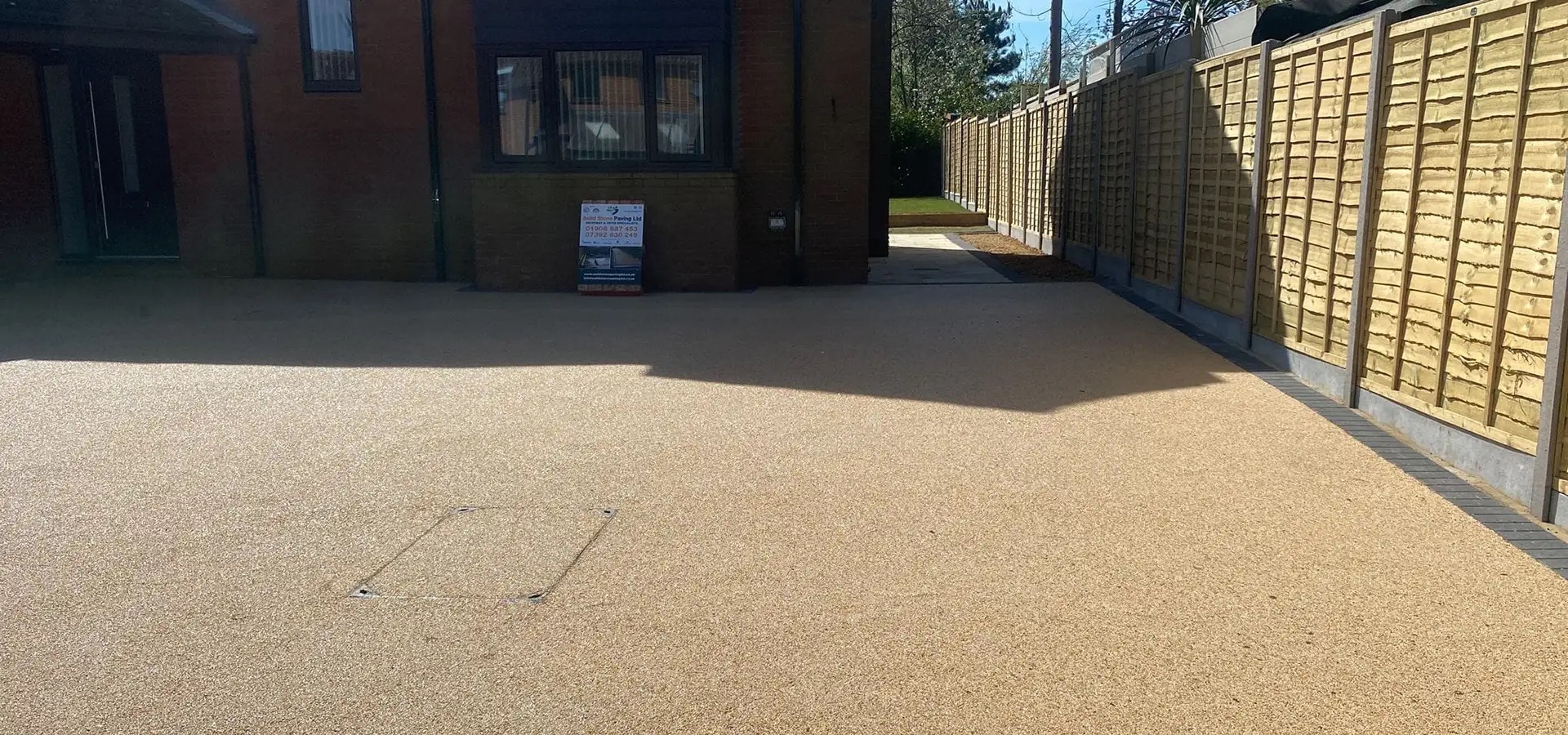 Resin bound driveway